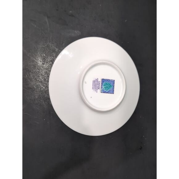 Dansk Mosaic Tile Flat Cup & Saucer Set, Porcelain Tea Cup, Collectible Dishware - Picture 9 of 12